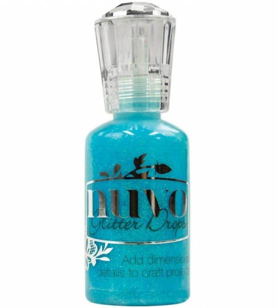 GLITTER DROPS BLUE LAGOON. NUVO