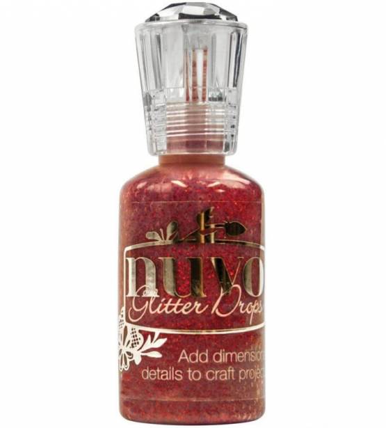 GLITTER DROPS RUBY SLIPPERS. NUVO