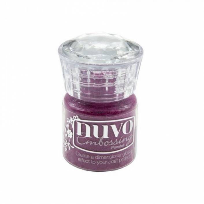 EMBOSSING POWDER CRUSHED MULBERRY . NUVO