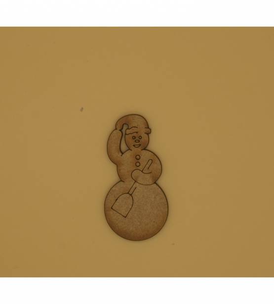 MADERA DECORATIVA MUÑECO NIEVE. WOOD DESING